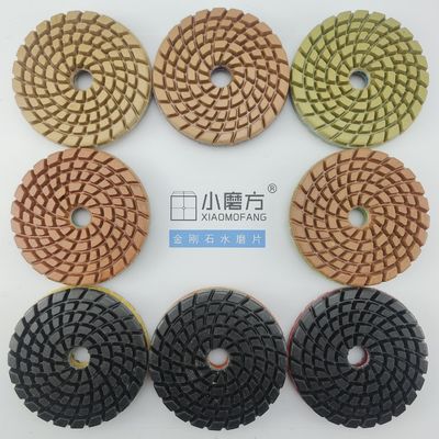 Pad de polissage en résine humide diamantée de 100 mm pour le granit et le marbre Xiaomofang Paiement complet