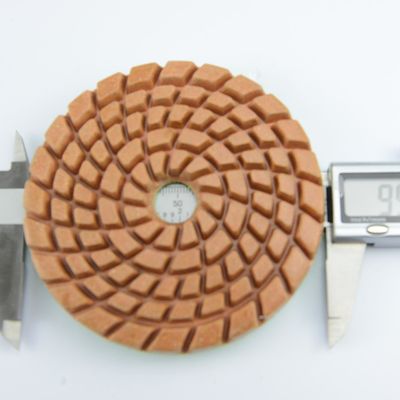 Pad de polissage en résine humide diamantée de 100 mm pour le granit et le marbre Xiaomofang Paiement complet