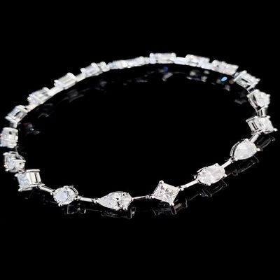 14K Brilliance Lab Homme adulte fait des bracelets en diamant Style de la mode