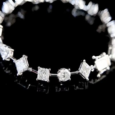 14K Brilliance Lab Homme adulte fait des bracelets en diamant Style de la mode