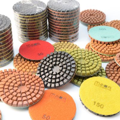 XINRUI-PAD Pads de polissage de diamants 50-3000 Grit pour le polissage/polissage humide/sec du béton