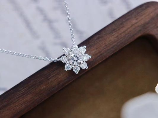 0.100kg Paquet Poids brut 42cm Longueur Xinrui Diamants cultivés en laboratoire Collier de diamant CVD/Hpht
