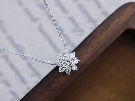 0.100kg Paquet Poids brut 42cm Longueur Xinrui Diamants cultivés en laboratoire Collier de diamant CVD/Hpht